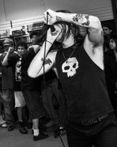 black and white photo of singer for Level 01