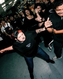 Live hardcore performance with Watch You Fall, Deprave, Impurity, Detach, and Suicide Revolver at the Mystery Shop in Oxnard, CA, December 27, 2024