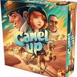 A picture of the box for the board game Camel Up