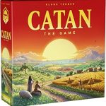 A picture of the box for the board game Catan.