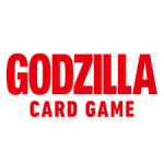 Red Godzilla Card Game logo on a white background