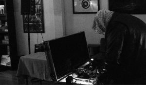 Skög performing live at the Mystery Shop, February 14, 2024