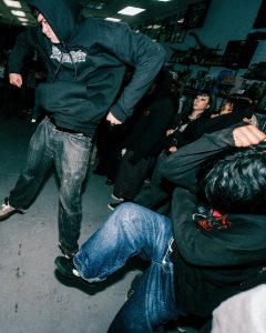 Live hardcore show at the Mystery Shop, Oxnard, CA, March 13, 2025.
