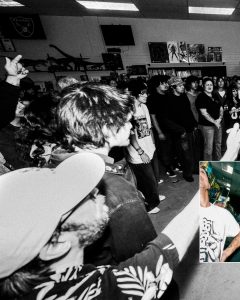 Live hardcore show at the Mystery Shop, Oxnard, CA, March 13, 2025.