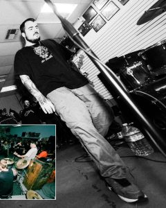 Live hardcore performance at the Mystery Shop, Oxnard, CA, March 20, 2025.