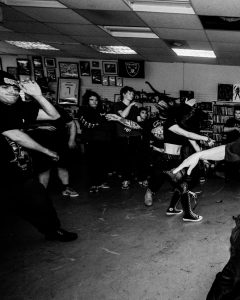 Live hardcore performance at the Mystery Shop, Oxnard, CA, April 10, 2025.