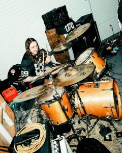 Live hardcore performance at the Mystery Shop, Oxnard, CA, April 10, 2025.