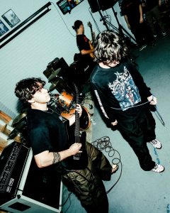Live hardcore performance at the Mystery Shop, Oxnard, CA, April 10, 2025.