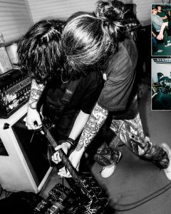 Live hardcore performance at the Mystery Shop, Oxnard, CA, April 10, 2025.