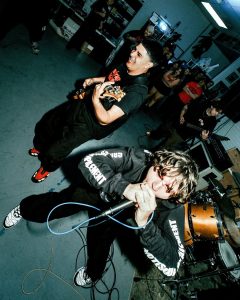 Prevaricate performing live at the Mystery Shop, Oxnard, CA, April 10, 2025.