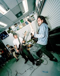 Live hardcore performance at the Mystery Shop, Oxnard, CA, May 7, 2025.