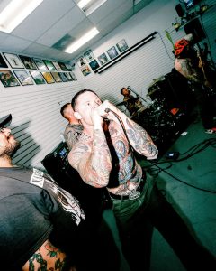 Mask performing live at the Mystery Shop, Oxnard, CA, May 7, 2025.