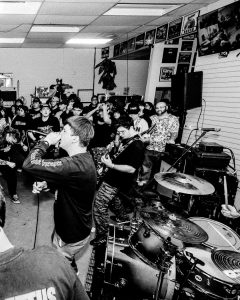 Hardcore show at the Mystery Shop, Oxnard, CA, May 18, 2025.