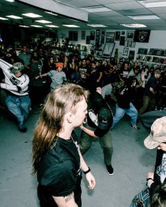 Hardcore show at the Mystery Shop, Oxnard, CA, May 18, 2025.