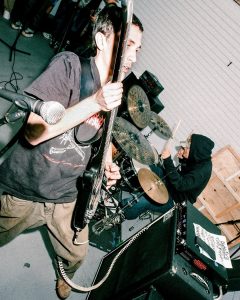 Flatline performing their first show at the Mystery Shop, Oxnard, CA, May 7, 2025.