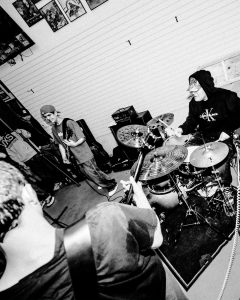 Flatline performing their first show at the Mystery Shop, Oxnard, CA, May 7, 2025.