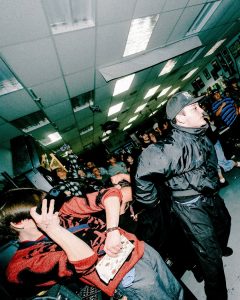 Flatline performing their first show at the Mystery Shop, Oxnard, CA, May 7, 2025.