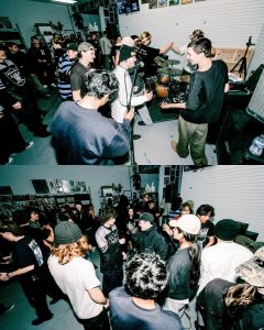 Flatline performing their first show at the Mystery Shop, Oxnard, CA, May 7, 2025.