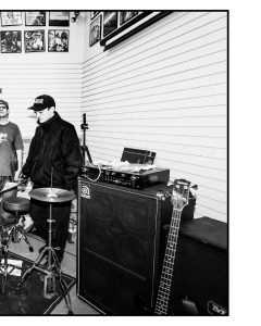 Flatline performing their first show at the Mystery Shop, Oxnard, CA, May 7, 2025.