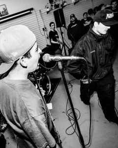 Flatline performing their first show at the Mystery Shop, Oxnard, CA, May 7, 2025.