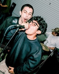 Flatline performing their first show at the Mystery Shop, Oxnard, CA, May 7, 2025.