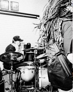 Desmadre performing at the Mystery Shop, Oxnard, CA, May 8, 2025.