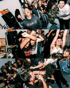Live hardcore show at the Mystery Shop, Oxnard, CA, June 7, 2025.