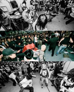 Live hardcore show at the Mystery Shop, Oxnard, CA, June 7, 2025.