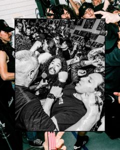 Live hardcore show at the Mystery Shop, Oxnard, CA, June 7, 2025.