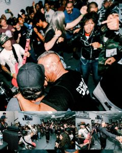 Live hardcore show at the Mystery Shop, Oxnard, CA, June 7, 2025.