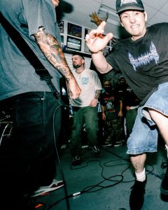 Combust performing live at the Mystery Shop, Oxnard, CA, July 15, 2025.