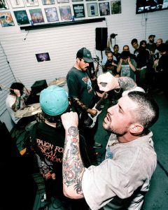 Combust performing live at the Mystery Shop, Oxnard, CA, July 15, 2025.
