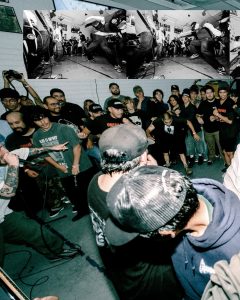 Combust performing live at the Mystery Shop, Oxnard, CA, July 15, 2025.