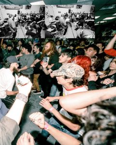 Combust performing live at the Mystery Shop, Oxnard, CA, July 15, 2025.