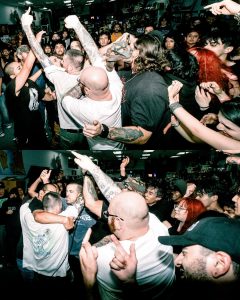 Combust performing live at the Mystery Shop, Oxnard, CA, July 15, 2025.
