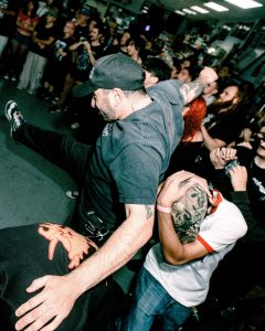 Combust performing live at the Mystery Shop, Oxnard, CA, July 15, 2025.